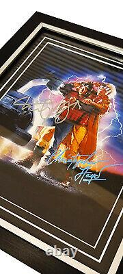 Michael J Fox Christopher Lloyd Signed Back To The Future 10x8 Photo Autograph