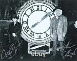 Michael J Fox Christopher Lloyd Signed Back To The Future 111 11x14 Photo