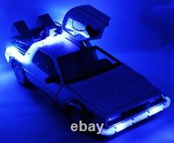 Michael J Fox Christopher Lloyd Signed Back To The Future 115scale Delorean Jsa