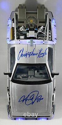 Michael J Fox Christopher Lloyd Signed Back To The Future 115scale Delorean Jsa