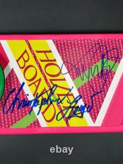 Michael J Fox & Christopher Lloyd Signed Back To The Future 2 Hoverboard BAS COA