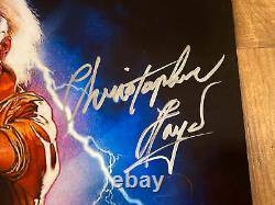 Michael J Fox Christopher Lloyd Signed Back To The Future 24x36 Poster Authentic