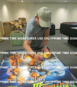 Michael J Fox Christopher Lloyd Signed Back To The Future 3 27x40 Poster Psa Loa