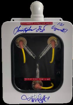 Michael J Fox Christopher Lloyd Signed Back To The Future Flux Capacitor Psa Loa
