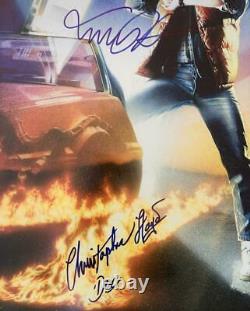 Michael J. Fox Christopher Lloyd Signed Back To The Future Full Poster Beckett