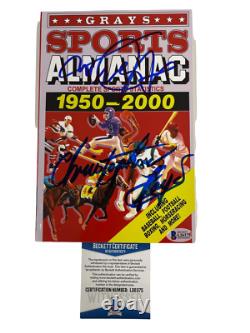 Michael J Fox Christopher Lloyd Signed Back To The Future Grays Almanac Bas Coa