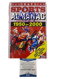 Michael J Fox Christopher Lloyd Signed Back To The Future Grays Almanac Bas Coa