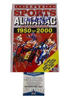 Michael J Fox Christopher Lloyd Signed Back To The Future Grays Almanac Bas Coa