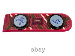 Michael J Fox Christopher Lloyd Signed Back To The Future Hoverboard Beckett 102