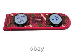 Michael J Fox Christopher Lloyd Signed Back To The Future Hoverboard Beckett 103