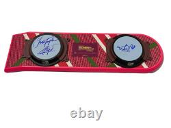 Michael J Fox Christopher Lloyd Signed Back To The Future Hoverboard Beckett 105