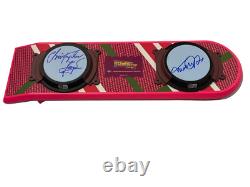 Michael J Fox Christopher Lloyd Signed Back To The Future Hoverboard Beckett 109