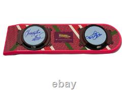 Michael J Fox Christopher Lloyd Signed Back To The Future Hoverboard Beckett 115