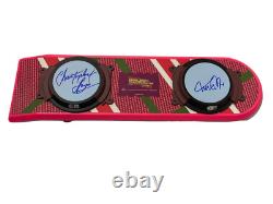 Michael J Fox Christopher Lloyd Signed Back To The Future Hoverboard Beckett 117