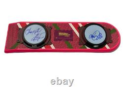 Michael J Fox Christopher Lloyd Signed Back To The Future Hoverboard Beckett 124
