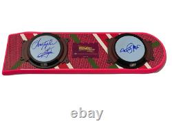 Michael J Fox Christopher Lloyd Signed Back To The Future Hoverboard Beckett 129