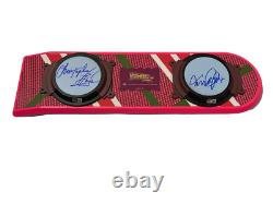 Michael J Fox Christopher Lloyd Signed Back To The Future Hoverboard Beckett 140