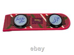 Michael J Fox Christopher Lloyd Signed Back To The Future Hoverboard Beckett 150
