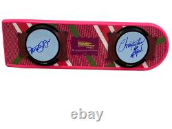 Michael J Fox Christopher Lloyd Signed Back To The Future Hoverboard Beckett 17