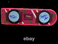 Michael J Fox Christopher Lloyd Signed Back To The Future Hoverboard Beckett 21