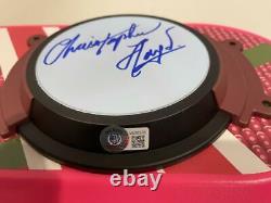 Michael J Fox Christopher Lloyd Signed Back To The Future Hoverboard Beckett 27