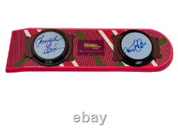 Michael J Fox Christopher Lloyd Signed Back To The Future Hoverboard Beckett 42