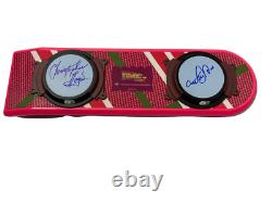 Michael J Fox Christopher Lloyd Signed Back To The Future Hoverboard Beckett 44