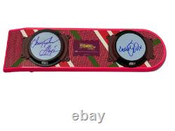 Michael J Fox Christopher Lloyd Signed Back To The Future Hoverboard Beckett 47