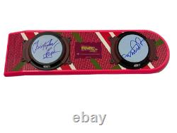 Michael J Fox Christopher Lloyd Signed Back To The Future Hoverboard Beckett 60
