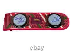 Michael J Fox Christopher Lloyd Signed Back To The Future Hoverboard Beckett 62