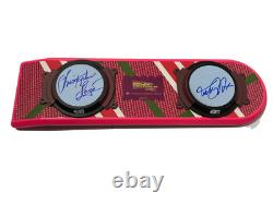 Michael J Fox Christopher Lloyd Signed Back To The Future Hoverboard Beckett 72