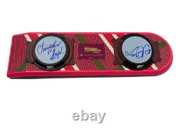 Michael J Fox Christopher Lloyd Signed Back To The Future Hoverboard Beckett 80