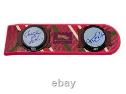 Michael J Fox Christopher Lloyd Signed Back To The Future Hoverboard Beckett 82