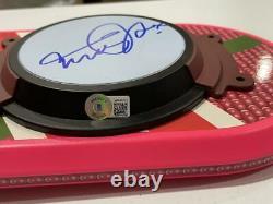 Michael J Fox Christopher Lloyd Signed Back To The Future Hoverboard Beckett 84