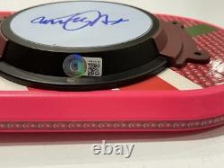 Michael J Fox Christopher Lloyd Signed Back To The Future Hoverboard Beckett 89