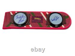 Michael J Fox Christopher Lloyd Signed Back To The Future Hoverboard Beckett 90