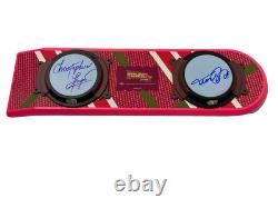 Michael J Fox Christopher Lloyd Signed Back To The Future Hoverboard Beckett 92