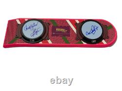 Michael J Fox Christopher Lloyd Signed Back To The Future Hoverboard Beckett 94