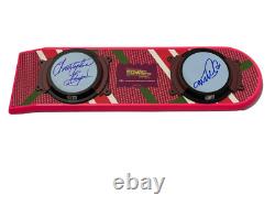 Michael J Fox Christopher Lloyd Signed Back To The Future Hoverboard Beckett 98