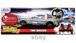 Michael J. Fox Christopher Lloyd Signed Back to the Future 124 DeLorean Car