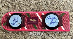Michael J Fox Christopher Lloyd Signed Back to the Future Hoverboard Beckett COA