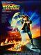 Michael J. Fox Christopher Lloyd Signed Back To The Future Poster Psa/dna