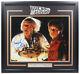 Michael J Fox Christopher Lloyd Signed Framed 16x20 Back To The Future Photo Bas