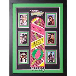 Michael J Fox & Christopher Lloyd Signed Framed Hoverboard Back to the Future JS