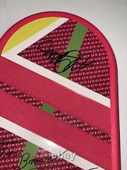 Michael J Fox Christopher Lloyd Signed Hoverboard Back To The Future Autographed