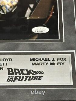 Michael J Fox Christopher Lloyd Signed Photo Frame Back To The Future Bas Jsa