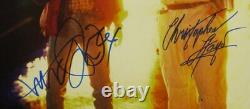Michael J Fox/Christopher Lloyd signed 16x20 Photo Back to the Future JSA 685