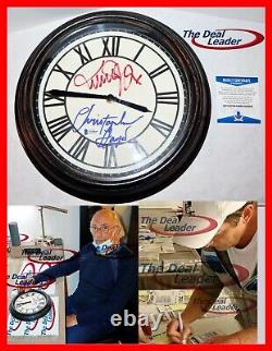 Michael J Fox Christopher Lloyd signed Back To The Future Clock Tower Beckett