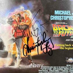 Michael J Fox & Christopher Lloyd signed Back to the Future II Laserdisc PSA COA