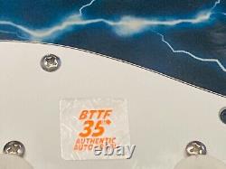 Michael J. Fox & Christopher Lloyd signed Electric Guitar Back to the Future PSA